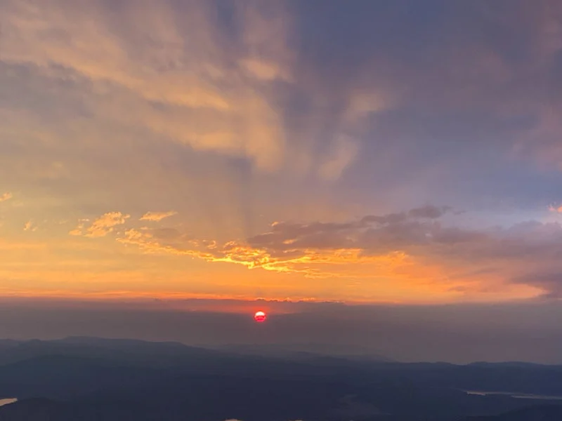 Sunset from Mount Rose Summit